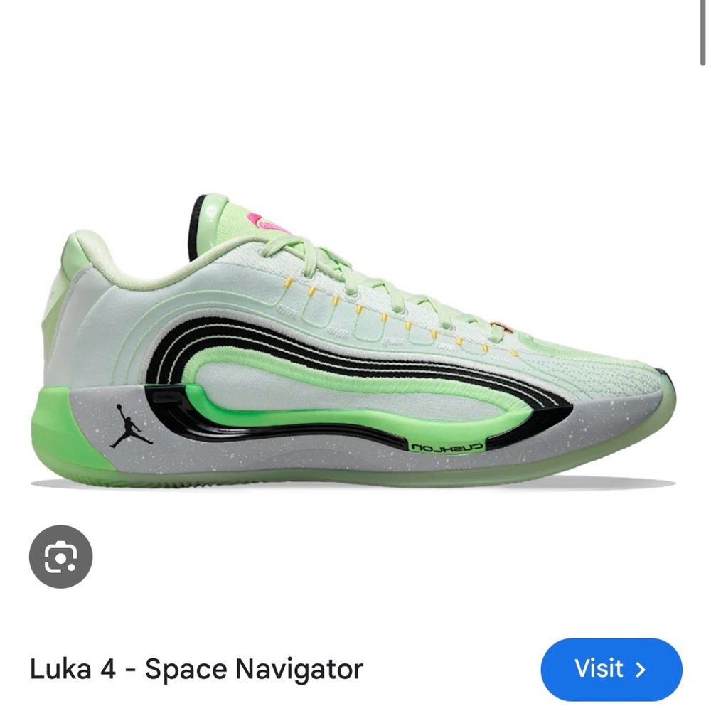 Jordan Luka 4 Space Navigator Green Black Athletic Shoes